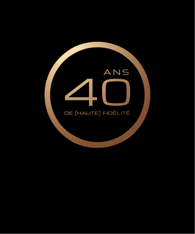 40 de haute fidélité - anniversaire moon - amplificateur haut de gamme - chaîne haute-fidélité